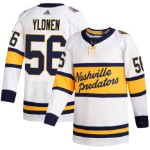 Men's Adidas Nashville Predators Jesse Ylonen White 2020 Winter Classic Player Jersey - Authentic Men's Adidas Nashville Predators Jesse Ylonen White 2020 Winter Classic Player Jersey - Authentic