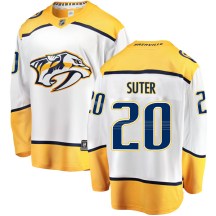 Men's Fanatics Branded Nashville Predators Ryan Suter White Away Jersey - Breakaway Men's Fanatics Branded Nashville Predators Ryan Suter White Away Jersey - Breakaway