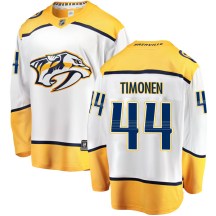 Men's Fanatics Branded Nashville Predators Kimmo Timonen White Away Jersey - Breakaway Men's Fanatics Branded Nashville Predators Kimmo Timonen White Away Jersey - Breakaway