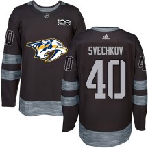 Youth Nashville Predators Fedor Svechkov Black 1917-2017 100th Anniversary Jersey - Authentic Youth Nashville Predators Fedor Svechkov Black 1917-2017 100th Anniversary Jersey - Authentic