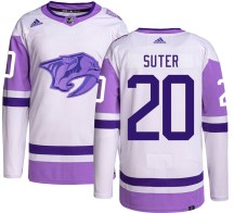 Men's Adidas Nashville Predators Ryan Suter Hockey Fights Cancer Jersey - Authentic Men's Adidas Nashville Predators Ryan Suter Hockey Fights Cancer Jersey - Authentic