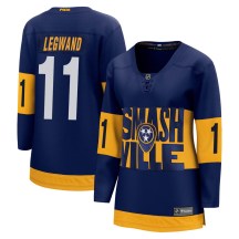 Women's Fanatics Branded Nashville Predators David Legwand Navy 2022 Stadium Series Jersey - Breakaway Women's Fanatics Branded Nashville Predators David Legwand Navy 2022 Stadium Series Jersey - Breakaway