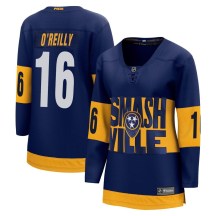 Women's Fanatics Branded Nashville Predators Cal O'Reilly Navy 2022 Stadium Series Jersey - Breakaway Women's Fanatics Branded Nashville Predators Cal O'Reilly Navy 2022 Stadium Series Jersey - Breakaway