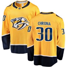 Men's Fanatics Branded Nashville Predators Magnus Chrona Gold Home Jersey - Breakaway Men's Fanatics Branded Nashville Predators Magnus Chrona Gold Home Jersey - Breakaway