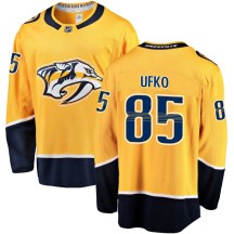 Men's Fanatics Branded Nashville Predators Ryan Ufko Gold Home Jersey - Breakaway Men's Fanatics Branded Nashville Predators Ryan Ufko Gold Home Jersey - Breakaway
