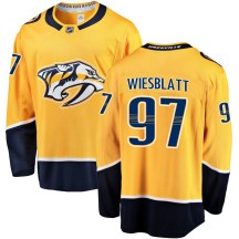 Men's Fanatics Branded Nashville Predators Oasiz Wiesblatt Gold Home Jersey - Breakaway Men's Fanatics Branded Nashville Predators Oasiz Wiesblatt Gold Home Jersey - Breakaway