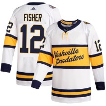 Youth Adidas Nashville Predators Mike Fisher White 2020 Winter Classic Jersey - Authentic Youth Adidas Nashville Predators Mike Fisher White 2020 Winter Classic Jersey - Authentic