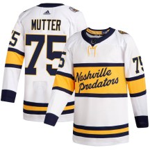 Youth Adidas Nashville Predators Navrin Mutter White 2020 Winter Classic Player Jersey - Authentic Youth Adidas Nashville Predators Navrin Mutter White 2020 Winter Classic Player Jersey - Authentic