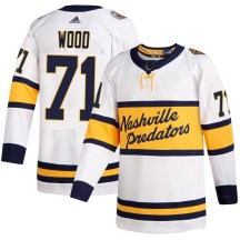 Youth Adidas Nashville Predators Matthew Wood White 2020 Winter Classic Player Jersey - Authentic Youth Adidas Nashville Predators Matthew Wood White 2020 Winter Classic Player Jersey - Authentic