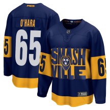 Men's Fanatics Branded Nashville Predators Cole O'Hara Navy 2022 Stadium Series Jersey - Breakaway Men's Fanatics Branded Nashville Predators Cole O'Hara Navy 2022 Stadium Series Jersey - Breakaway