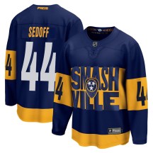 Men's Fanatics Branded Nashville Predators Christoffer Sedoff Navy 2022 Stadium Series Jersey - Breakaway Men's Fanatics Branded Nashville Predators Christoffer Sedoff Navy 2022 Stadium Series Jersey - Breakaway