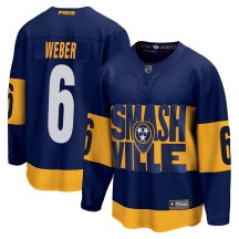 Men's Fanatics Branded Nashville Predators Shea Weber Navy 2022 Stadium Series Jersey - Breakaway Men's Fanatics Branded Nashville Predators Shea Weber Navy 2022 Stadium Series Jersey - Breakaway