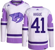 Youth Adidas Nashville Predators Nicolas Hague Hockey Fights Cancer Jersey - Authentic Youth Adidas Nashville Predators Nicolas Hague Hockey Fights Cancer Jersey - Authentic