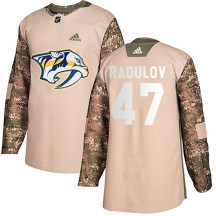 Men's Adidas Nashville Predators Alexander Radulov Camo Veterans Day Practice Jersey - Authentic Men's Adidas Nashville Predators Alexander Radulov Camo Veterans Day Practice Jersey - Authentic