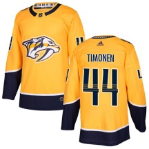 Men's Adidas Nashville Predators Kimmo Timonen Gold Home Jersey - Authentic Men's Adidas Nashville Predators Kimmo Timonen Gold Home Jersey - Authentic