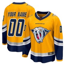 Men's Fanatics Branded Nashville Predators Custom Yellow Custom Special Edition 2.0 Jersey - Breakaway Men's Fanatics Branded Nashville Predators Custom Yellow Custom Special Edition 2.0 Jersey - Breakaway