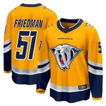 Men's Fanatics Branded Nashville Predators Mark Friedman Yellow Special Edition 2.0 Jersey - Breakaway Men's Fanatics Branded Nashville Predators Mark Friedman Yellow Special Edition 2.0 Jersey - Breakaway