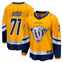 Men's Fanatics Branded Nashville Predators Matthew Wood Yellow Special Edition 2.0 Jersey - Breakaway Men's Fanatics Branded Nashville Predators Matthew Wood Yellow Special Edition 2.0 Jersey - Breakaway