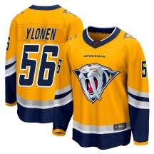 Men's Fanatics Branded Nashville Predators Jesse Ylonen Yellow Special Edition 2.0 Jersey - Breakaway Men's Fanatics Branded Nashville Predators Jesse Ylonen Yellow Special Edition 2.0 Jersey - Breakaway