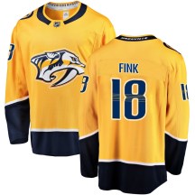 Youth Fanatics Branded Nashville Predators Aiden Fink Gold Home Jersey - Breakaway Youth Fanatics Branded Nashville Predators Aiden Fink Gold Home Jersey - Breakaway