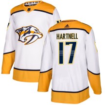 Youth Adidas Nashville Predators Scott Hartnell White Away Jersey - Authentic Youth Adidas Nashville Predators Scott Hartnell White Away Jersey - Authentic