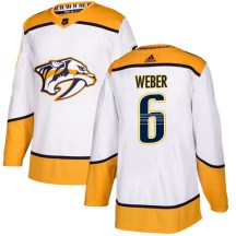 Youth Adidas Nashville Predators Shea Weber White Away Jersey - Authentic Youth Adidas Nashville Predators Shea Weber White Away Jersey - Authentic