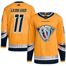 Youth Adidas Nashville Predators David Legwand Yellow Reverse Retro 2.0 Jersey - Authentic Youth Adidas Nashville Predators David Legwand Yellow Reverse Retro 2.0 Jersey - Authentic