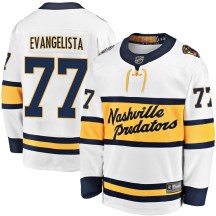 Youth Fanatics Branded Nashville Predators Luke Evangelista White 2020 Winter Classic Player Jersey - Breakaway Youth Fanatics Branded Nashville Predators Luke Evangelista White 2020 Winter Classic Player Jersey - Breakaway