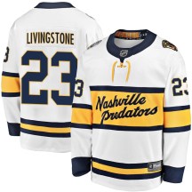 Youth Fanatics Branded Nashville Predators Jake Livingstone White 2020 Winter Classic Player Jersey - Breakaway Youth Fanatics Branded Nashville Predators Jake Livingstone White 2020 Winter Classic Player Jersey - Breakaway