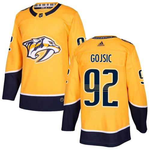 Youth Adidas Nashville Predators Hiroki Gojsic Gold Home Jersey - Authentic Youth Adidas Nashville Predators Hiroki Gojsic Gold Home Jersey - Authentic