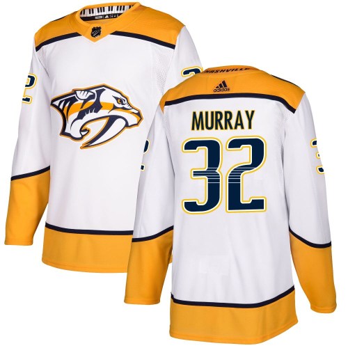 Men's Adidas Nashville Predators Matt Murray White Away Jersey - Authentic