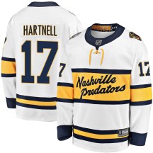 Men's Fanatics Branded Nashville Predators Scott Hartnell White 2020 Winter Classic Jersey - Breakaway