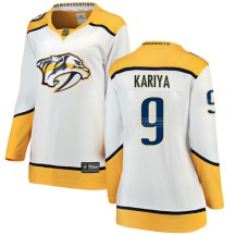 Women's Fanatics Branded Nashville Predators Paul Kariya White Away Jersey - Breakaway