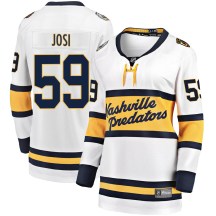 Women's Fanatics Branded Nashville Predators Roman Josi White 2020 Winter Classic Jersey - Breakaway