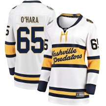 Women's Fanatics Branded Nashville Predators Cole O'Hara White 2020 Winter Classic Player Jersey - Breakaway