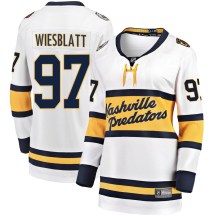 Women's Fanatics Branded Nashville Predators Oasiz Wiesblatt White 2020 Winter Classic Player Jersey - Breakaway