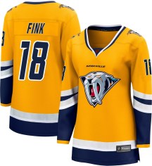 Women's Fanatics Branded Nashville Predators Aiden Fink Yellow Special Edition 2.0 Jersey - Breakaway Women's Fanatics Branded Nashville Predators Aiden Fink Yellow Special Edition 2.0 Jersey - Breakaway