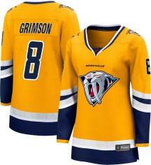Women's Fanatics Branded Nashville Predators Stu Grimson Yellow Special Edition 2.0 Jersey - Breakaway