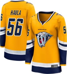 Women's Fanatics Branded Nashville Predators Erik Haula Yellow Special Edition 2.0 Jersey - Breakaway