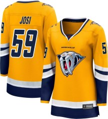 Women's Fanatics Branded Nashville Predators Roman Josi Yellow Special Edition 2.0 Jersey - Breakaway