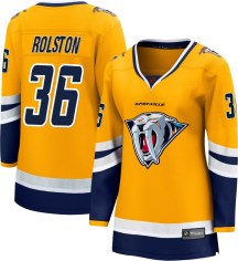 Women's Fanatics Branded Nashville Predators Ryder Rolston Yellow Special Edition 2.0 Jersey - Breakaway