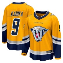 Youth Fanatics Branded Nashville Predators Paul Kariya Yellow Special Edition 2.0 Jersey - Breakaway