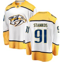 Youth Fanatics Branded Nashville Predators Steven Stamkos White Away Jersey - Breakaway