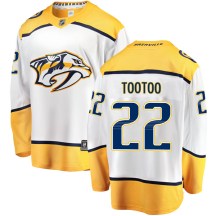 Youth Fanatics Branded Nashville Predators Jordin Tootoo White Away Jersey - Breakaway