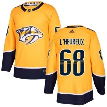 Youth Adidas Nashville Predators Zachary L'Heureux Gold Home Jersey - Authentic