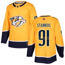 Youth Adidas Nashville Predators Steven Stamkos Gold Home Jersey - Authentic