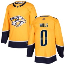 Youth Adidas Nashville Predators Joey Willis Gold Home Jersey - Authentic