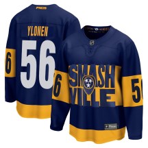 Youth Fanatics Branded Nashville Predators Jesse Ylonen Navy 2022 Stadium Series Jersey - Breakaway
