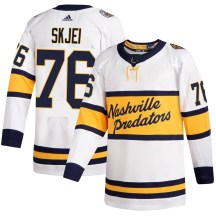 Men's Adidas Nashville Predators Brady Skjei White 2020 Winter Classic Player Jersey - Authentic
