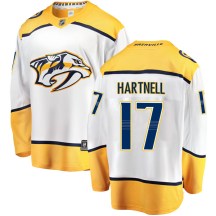 Men's Fanatics Branded Nashville Predators Scott Hartnell White Away Jersey - Breakaway
